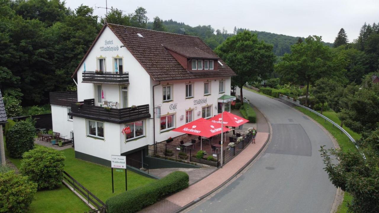 Pension Waldschloss Holzminden Exteriör bild